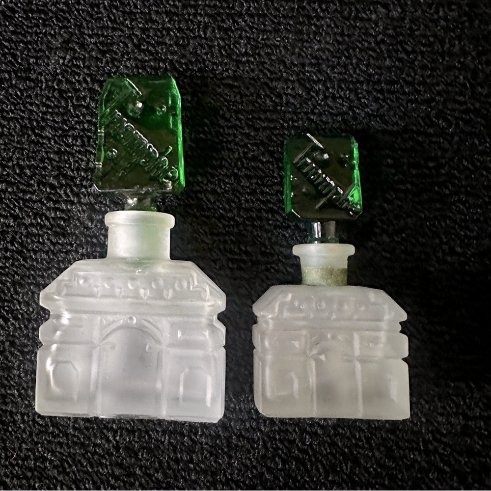 Antique Triomphe Glass Bottles